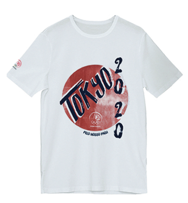 Children T-shirt Round Print Tokyo 2020